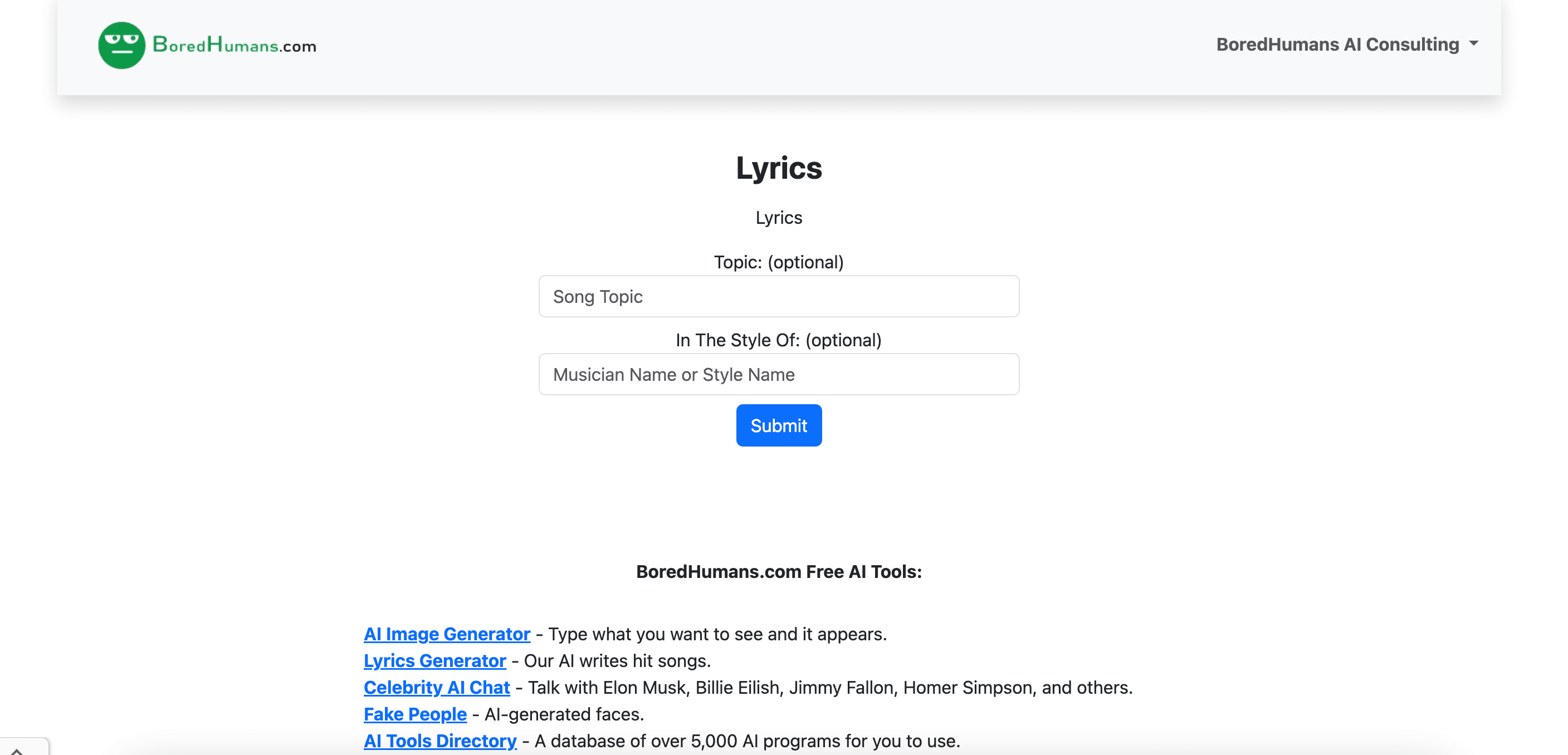 Top 7 AI Song Lyrics Generators and Walkthrough ChatGPT Song Lyric